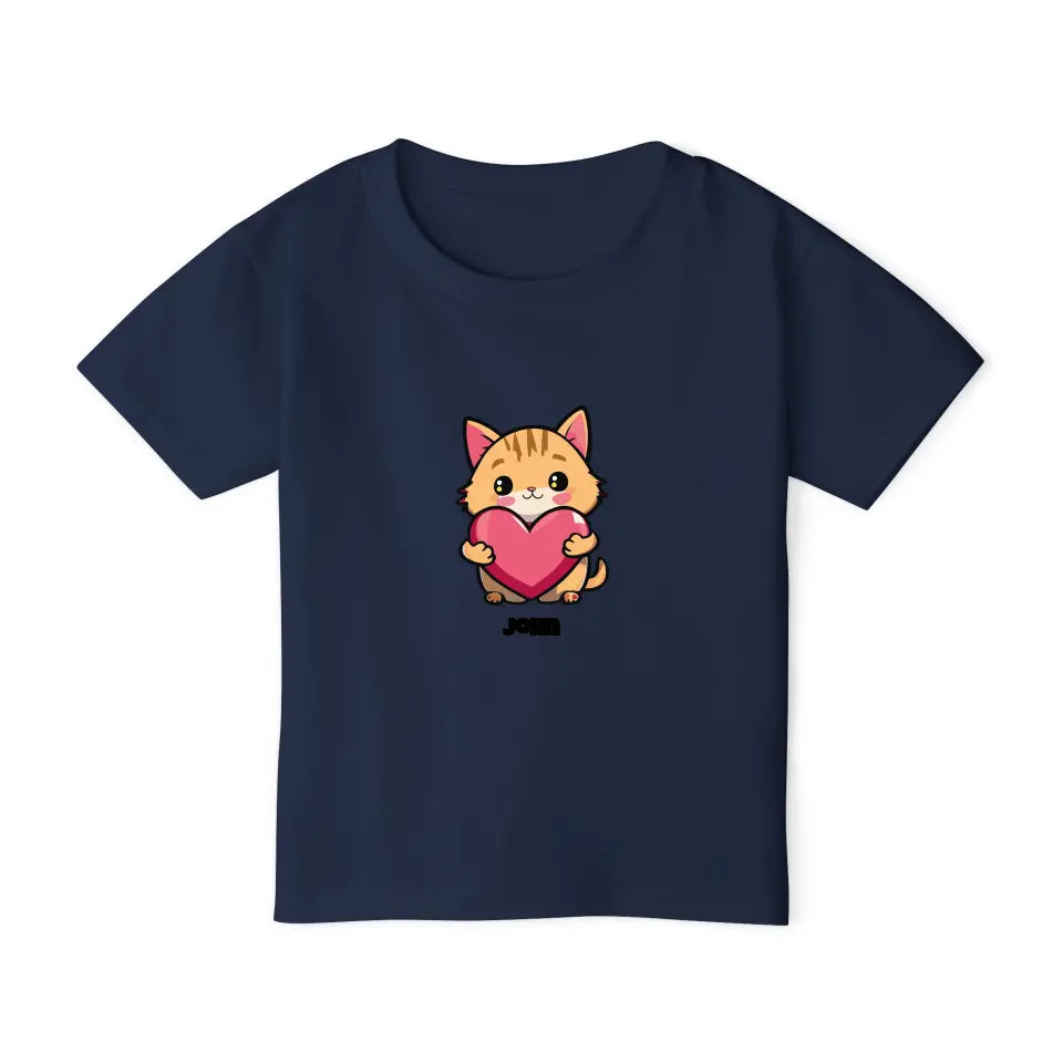 Adorable Kitten Cuddle T-Shirt for Toddlers